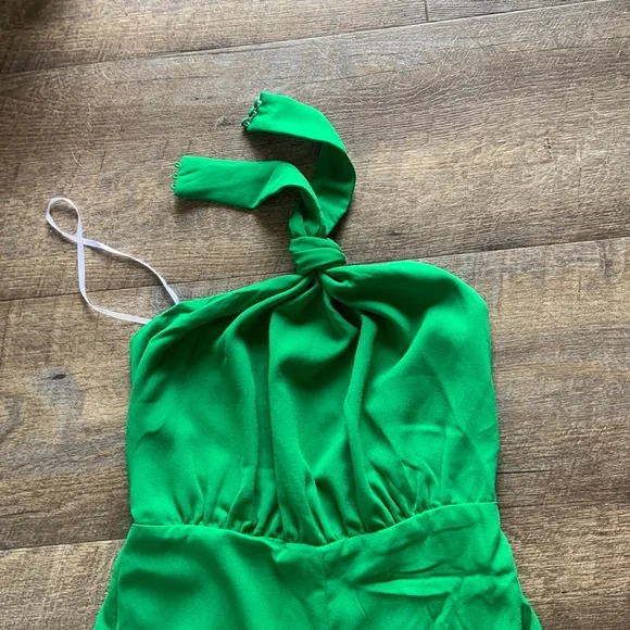 Lulus Epitome of Elegant Knotted Halter Wide-Leg Jumpsuit - Picture 6 of 15